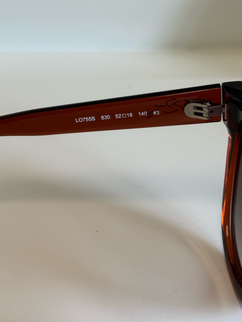Longchamp Women's Sunglasses: Brown Frame, Brown Gradient Lenses, NEW - Picture 6 of 11